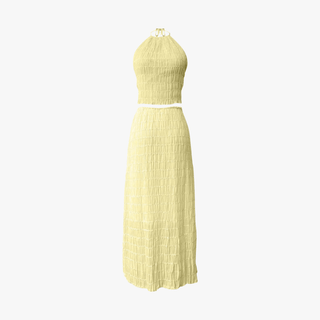 Sommer Sæt | Ærmeløs Top & Maxi Nederdel | Let & Boheme