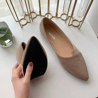 Pointed Toe Flats | Elegant | Slip-on Komfort