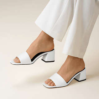 Platform Mulesandaler | PU-læder | Elegant og Komfortabel