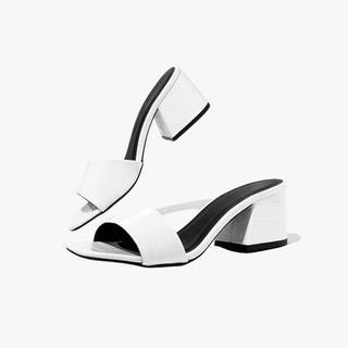 Platform Mulesandaler | PU-læder | Elegant og Komfortabel