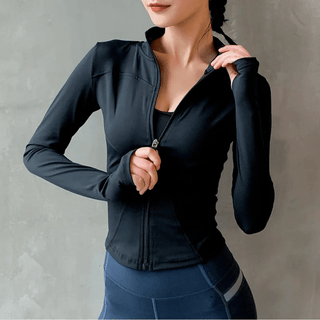 Zip-Up Sportsjakke | Åndbar | Med Tommelfingerhuller