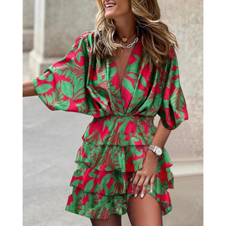 Festlig Playsuit med Flæser
