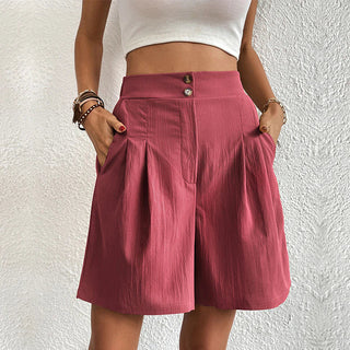 Shorts Sartoriali Vita Alta