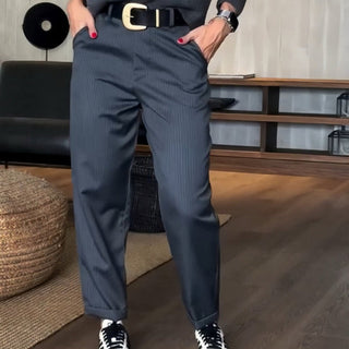 Klassiske Pinstripede Bukser