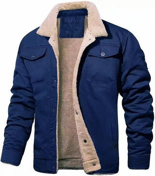 Fleece Jakke med Sherpa Krave