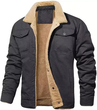 Fleece Jakke med Sherpa Krave