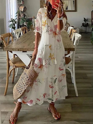 Sommerkjole med print