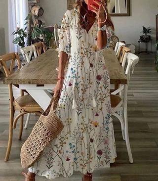 Sommerkjole med print