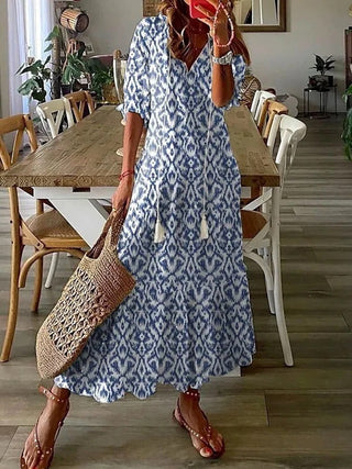 Sommerkjole med print
