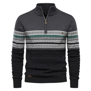 Strikket Lynlås Sweater
