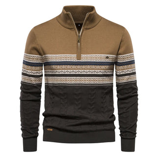 Strikket Lynlås Sweater