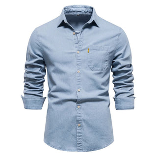 Klassisk Denimlook Skjorte