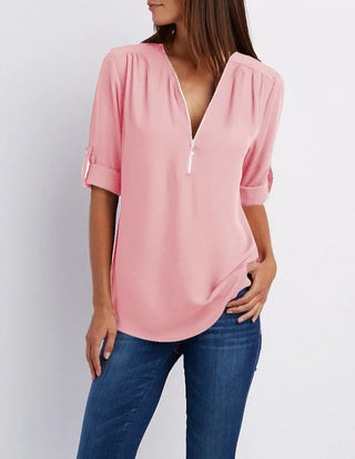 Elegant Hvid Bluse