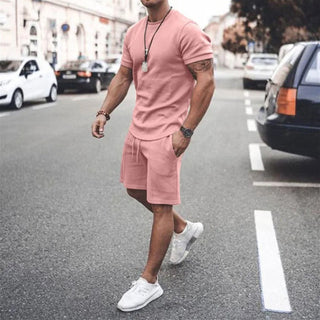 Sporty T-Shirt og Shorts Sæt