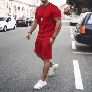 Sporty T-Shirt og Shorts Sæt